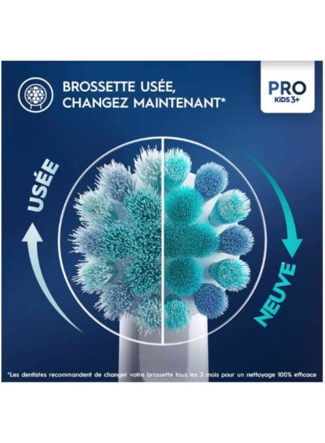 Pro Kids - Pack of 4 Extra Soft Bristles For Ages 3+