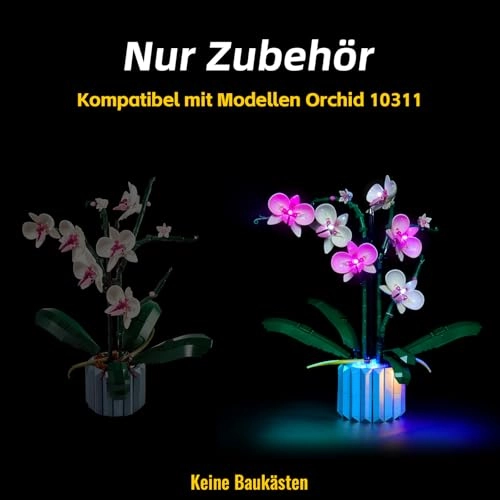 LED Lighting Set for LEGO Icons Orchid Botanical Collection 10311