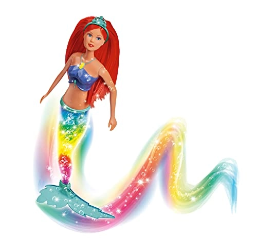 Steffi Sparkle Mermaid Doll - 39 cm Rainbow light Ages 3+