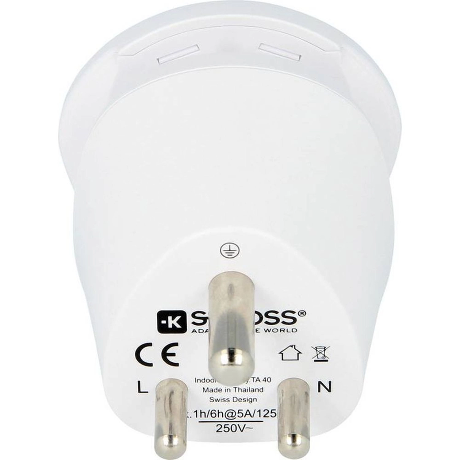 World Travel Adapter Alpha - Europe (Schuko), Australia/China, UK, USA, Switzerland, Italy, Brazil