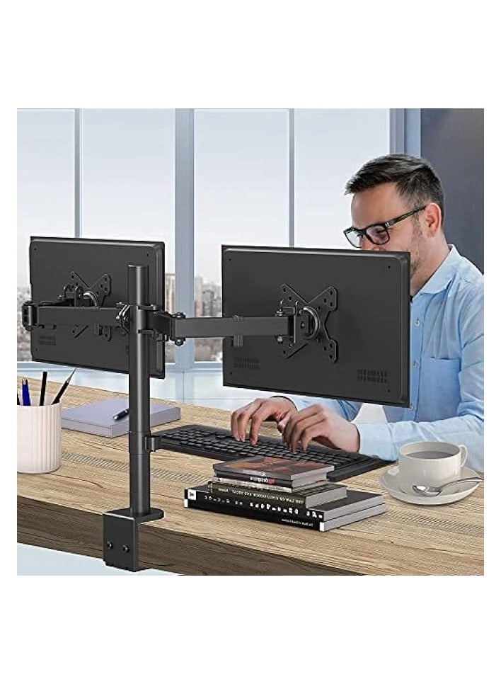 Dual Monitor Mount - 2 Monitors 32 inches 75mm or 100mm