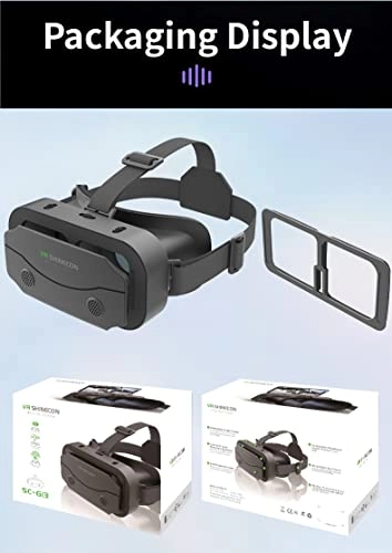 VR Headset - Remote Controller Black Fits 5-7.0"