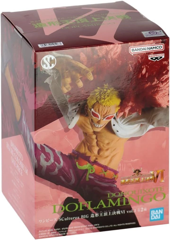 Don Quixote Doflamingo - One Piece SCultures Big Zoukeio 6 Vol 1 (9.9 cm) (25981)
