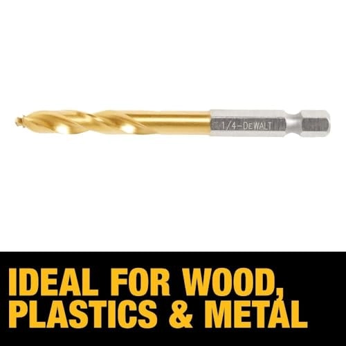 Drill Bit Set - Titanium Nitride Coated 5pc