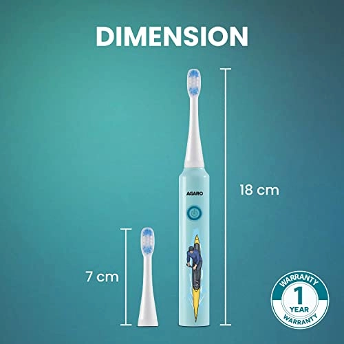 Rex Dlx Sonic - AA Battery 6 Brushing Modes 2 Brush Heads