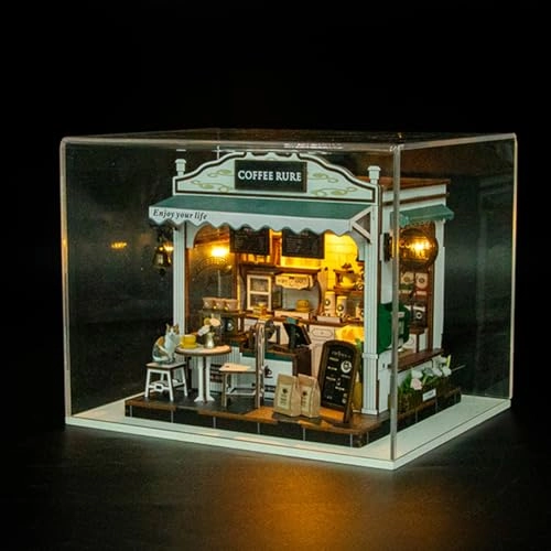 3D Wooden Puzzle Bookshelf Insert - Library of Books 1:24