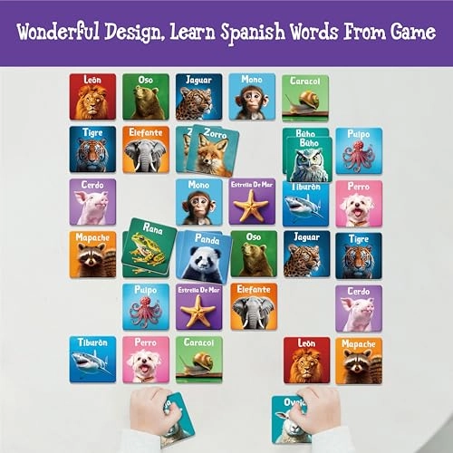 Animal Memory Card Game - 3+ 72 pieces