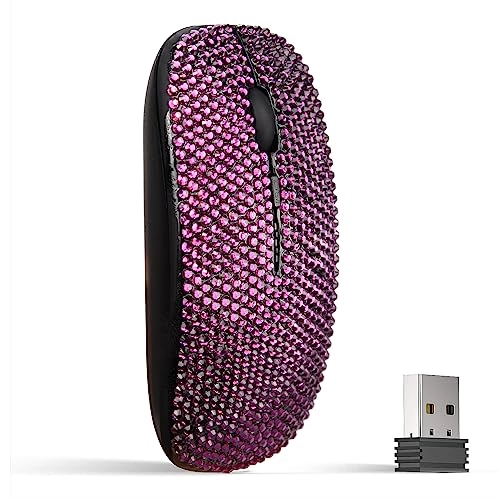 Crystal Rhinestone Wireless Mouse - wireless