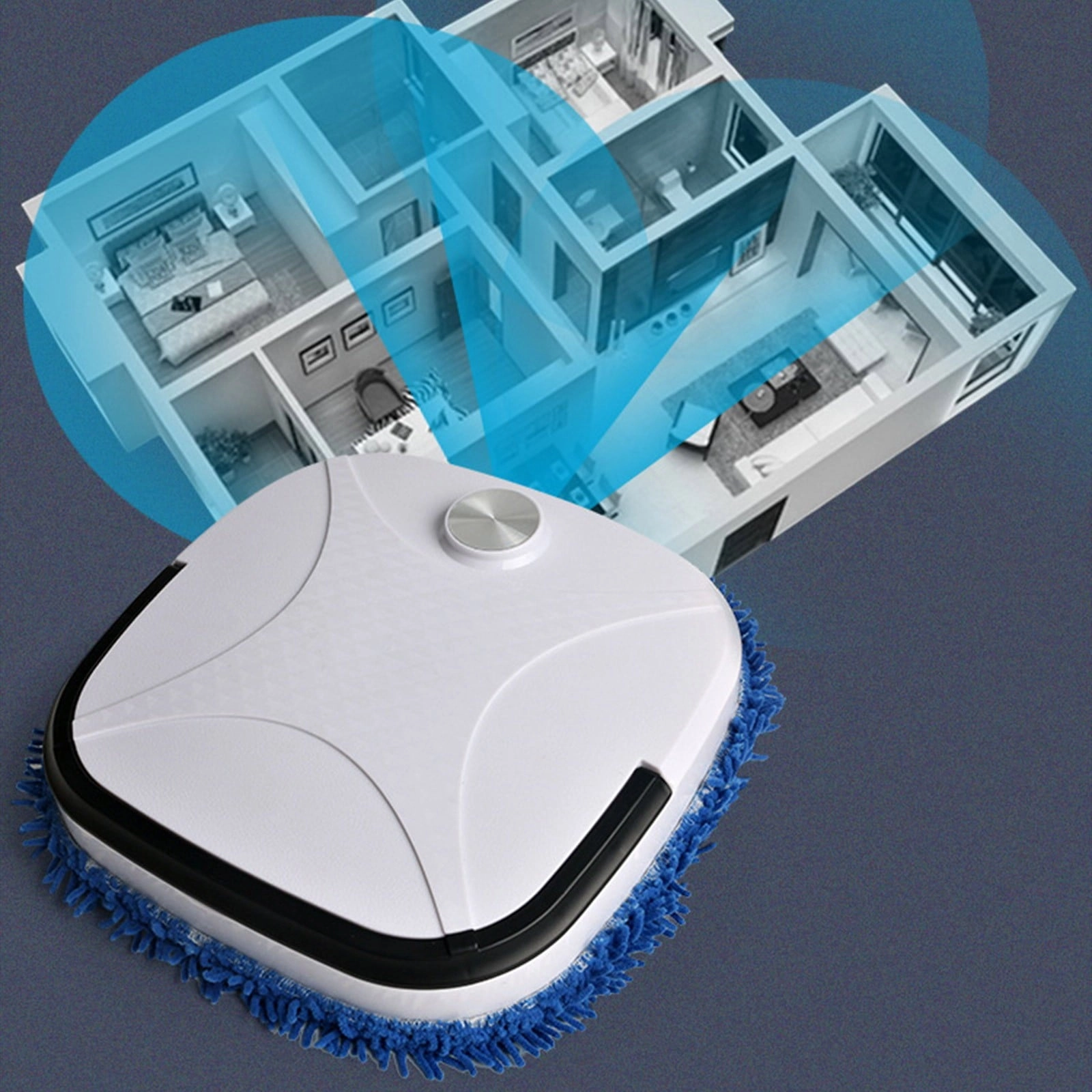 Smart Vacuum Robot - 2-in-1 Mopping Auto Recharge