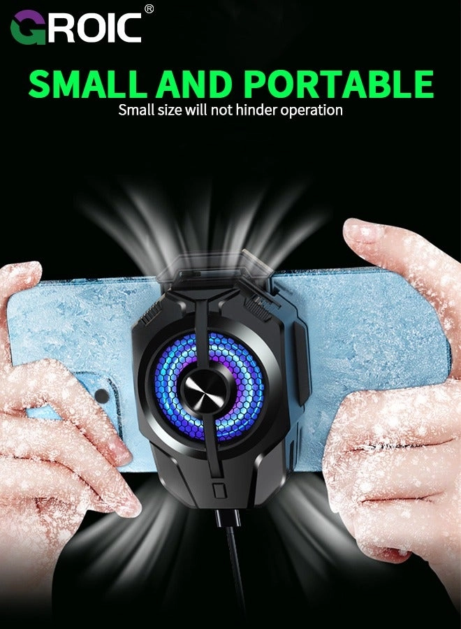 Mobile Phone Radiator Cooling Fan - Gaming Grip