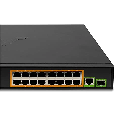 16 Gigabit PoE+ Ports | 230W 16-Ports