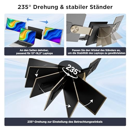 Laptop Screen Extender - 1920 x 1080 Pixels 15.6 Inches