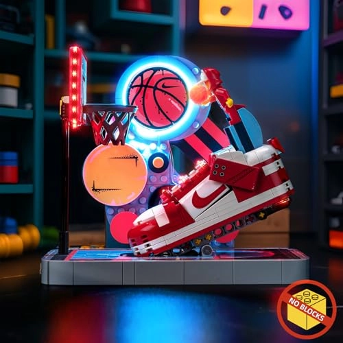 LED Light Set - Compatible with 43021 Nike Dunk Trickshot red