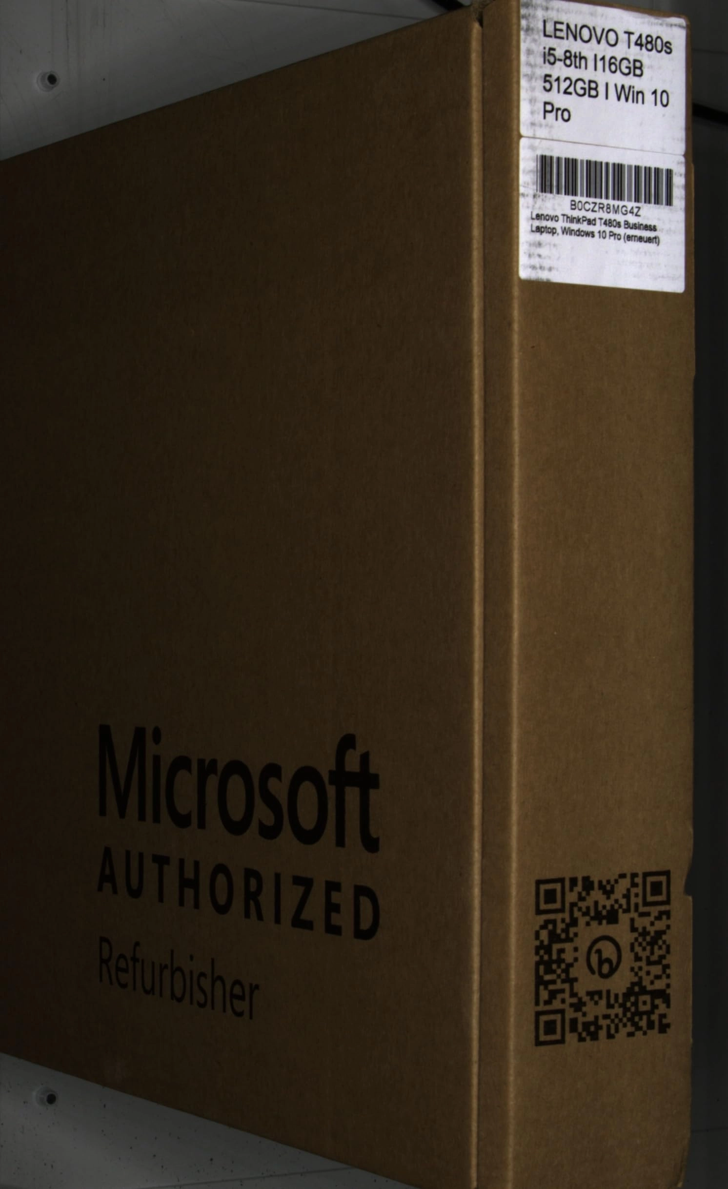 Lenovo (Renewed) ThinkPad T480s - 14'' 512GB 16GB 512GB Core i5-8350U