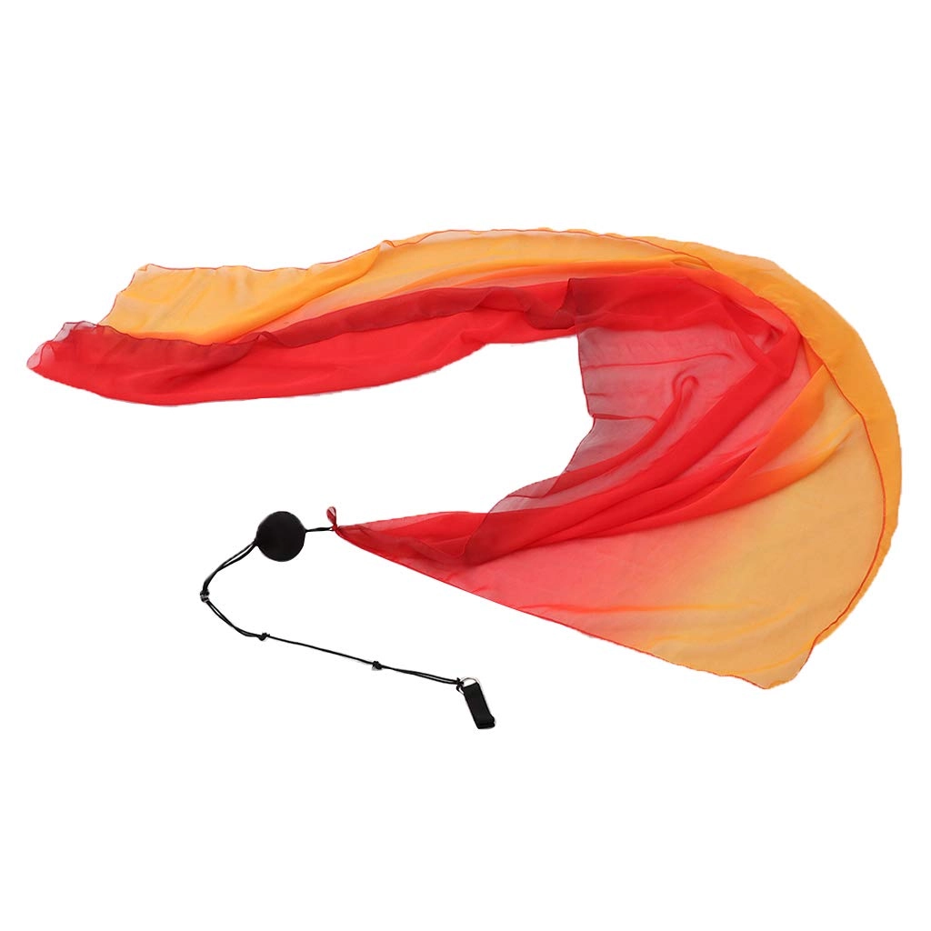 harilla Belly Dance Silk Veil Poi - 206 x 70cm 1 3 years and up