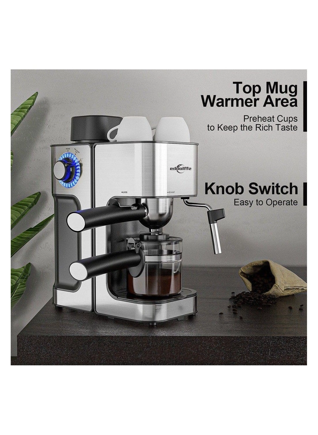 Espresso Maker & Milk MD2006