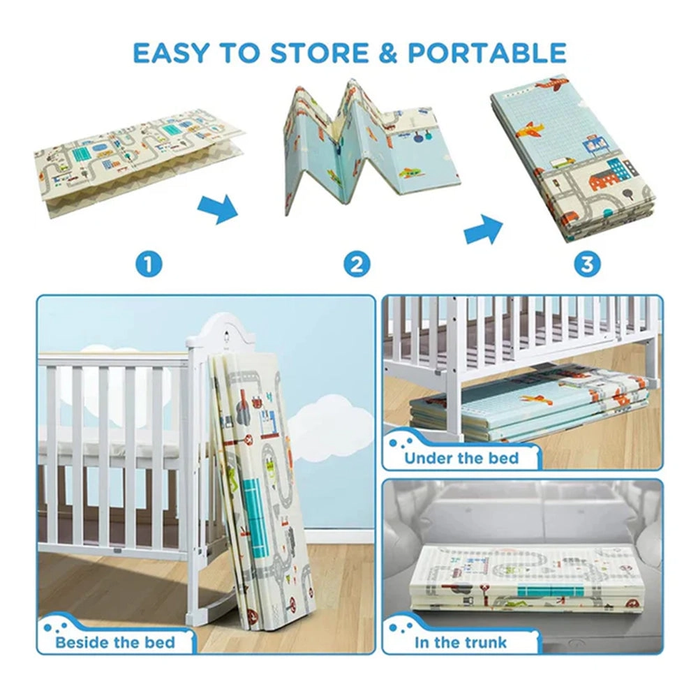 Foldable Waterproof Playmat - Suitable for 6 months & above