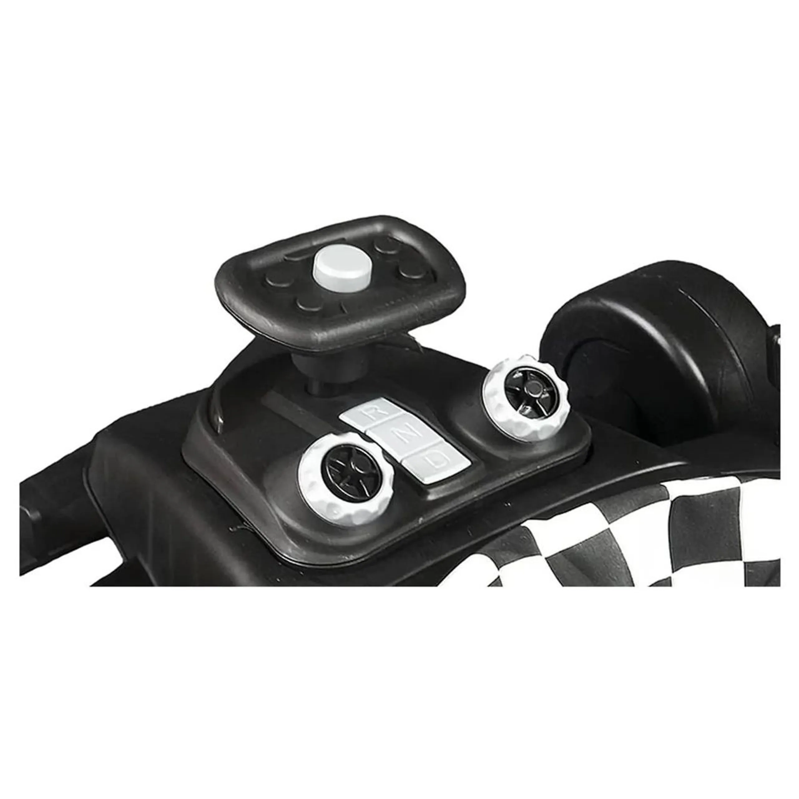 Ryan 4 In 1 Safety Baby Car Walker - Black Music and Lights