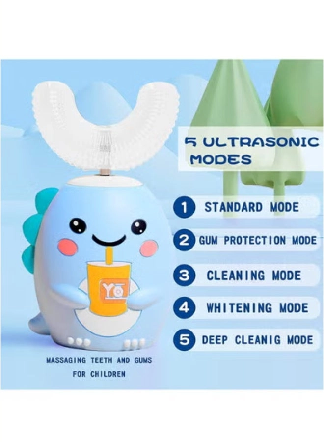 electric toothbrush - Kids U Shaped 4 Brush Heads
