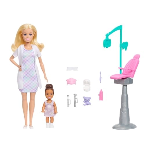 Barbie Dentist - Blonde Blue Dress Ages 3+