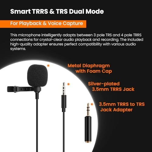 Hi-Gi 3.5mm-Mini-Jack Microphone