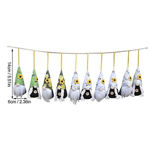 Bee Festival Gnome Pendant - cloth