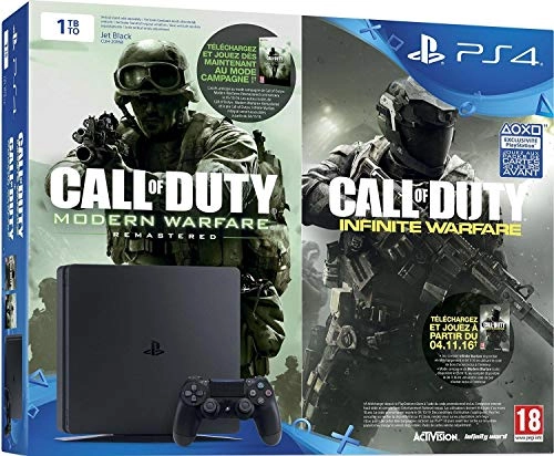 PlayStation 4 - 1TB + Call of Duty : Infinite Warfare + Modern Warfare Remastered