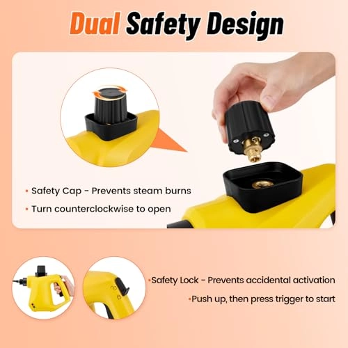 Handheld Steam Cleaner - 3 Bar 1100ml