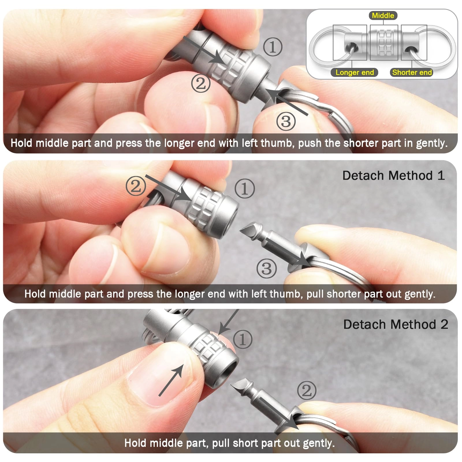 Carabiner Keychain - Space