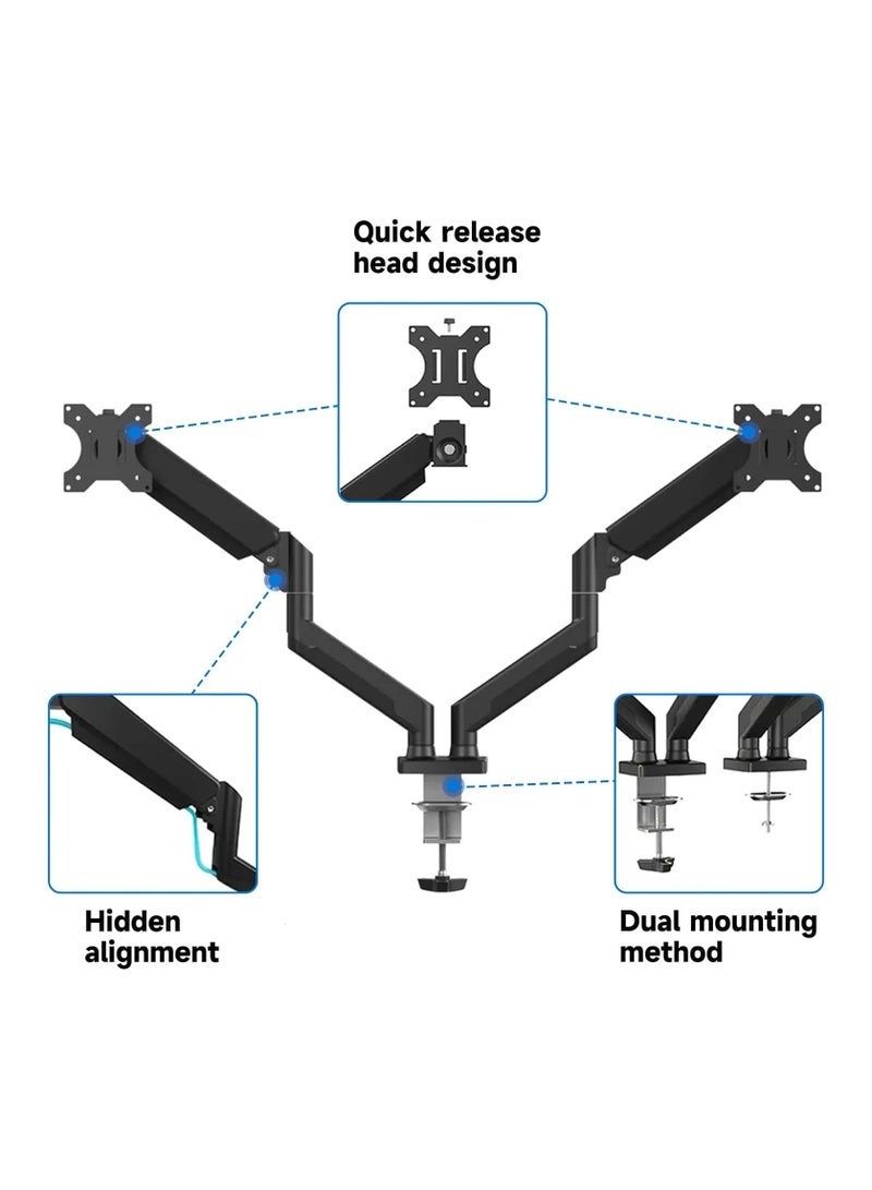 Dual Monitor Stand - Dual 13-32 inch VESA 75/100mm
