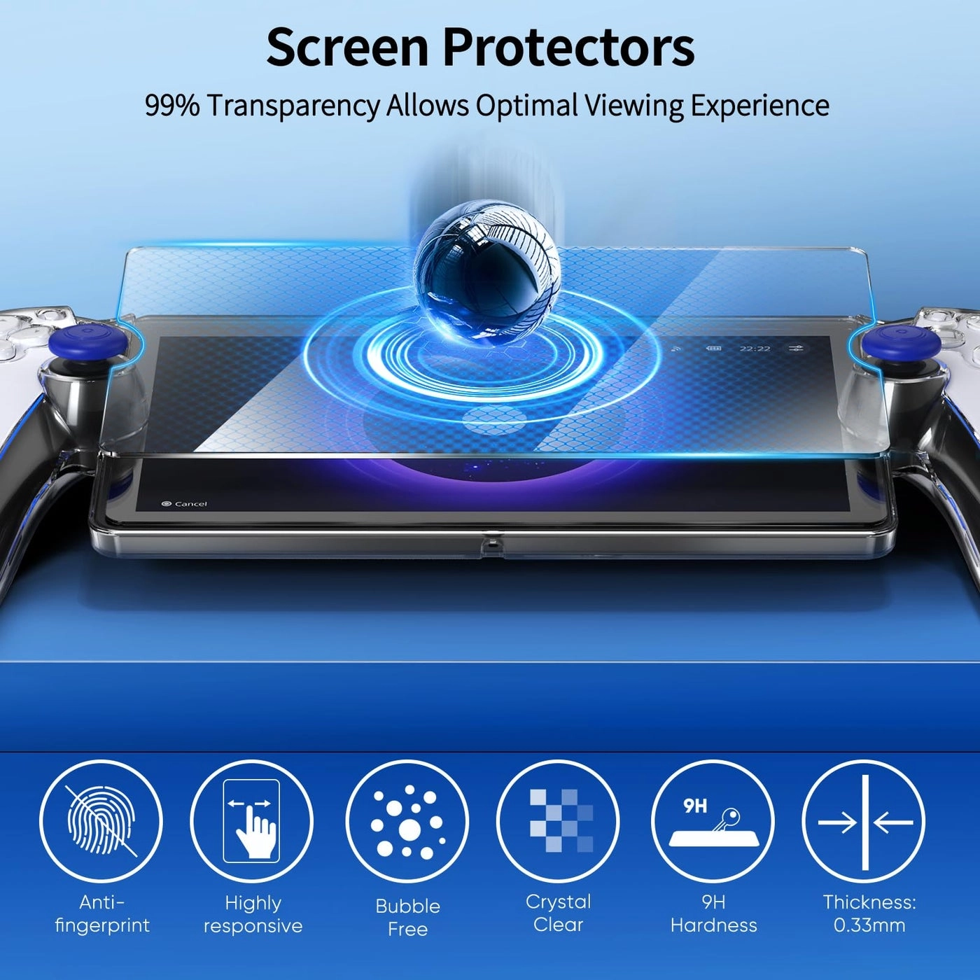Carrying Case - Playstation Portal + Hard PC Clear Cover Set + Protective Shell Portable Travel Handbag
