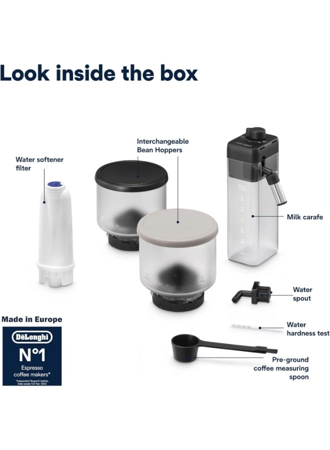 EXAM441.55.GR - LatteCrema Hot Automatic Milk Frother Grinder