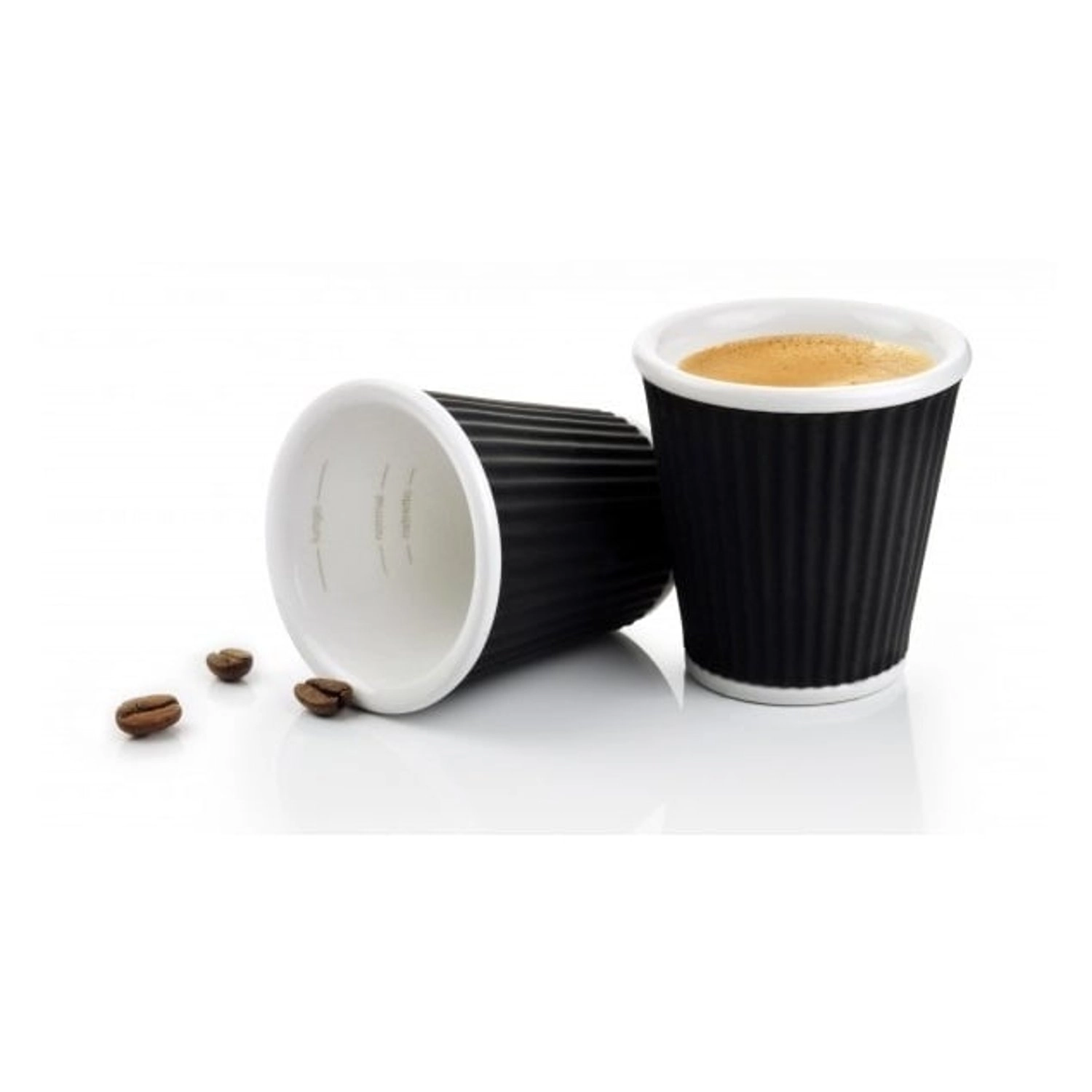 A0621 Espresso Cup - 2 pcs Ondulated