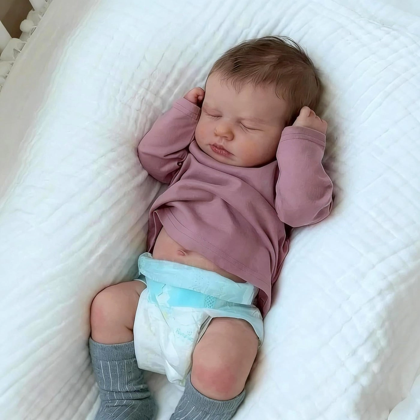 Reborn Baby Doll - 50 cm Vinyl Silicone