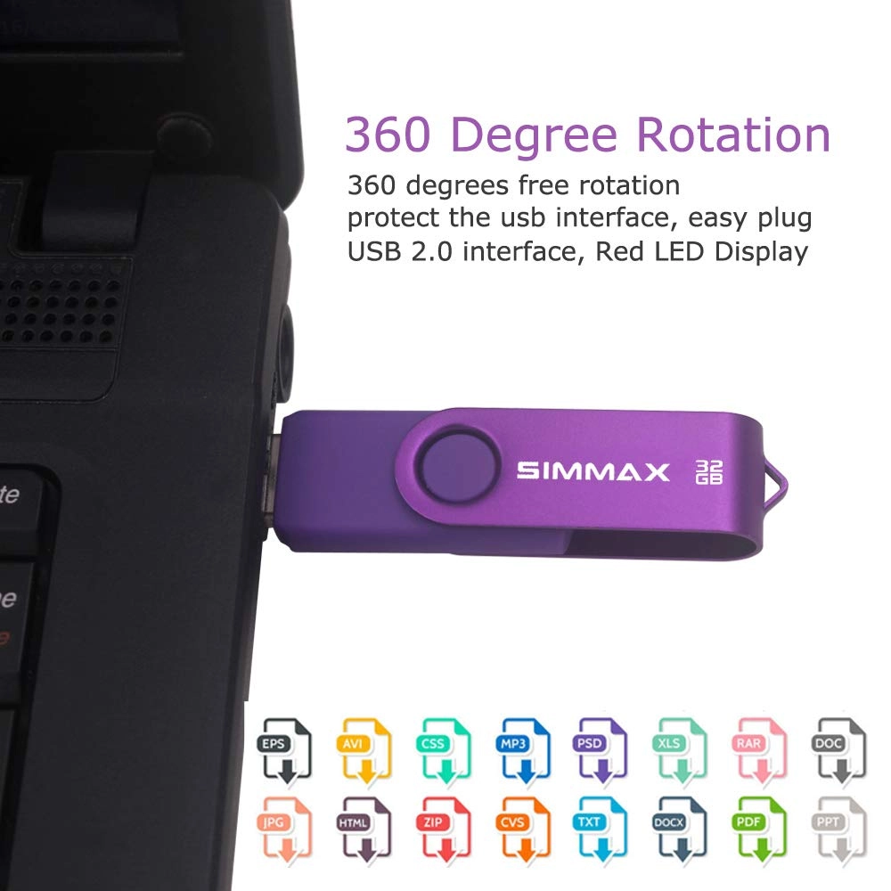 Swivel Thumb Drive - USB 2.0 32GB