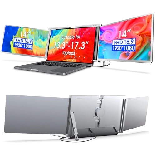 Portable Triple Monitor 1404cb7d-fca9-4a09-8adb-16f3fad24481 - 14-Inch FHD 1080p USB-C