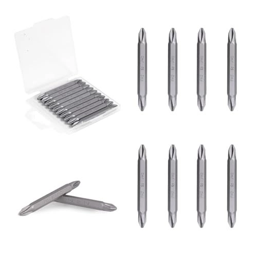 FamlTol Double Ended Phillips Bit - S2 Steel 10 PCS 2Inch