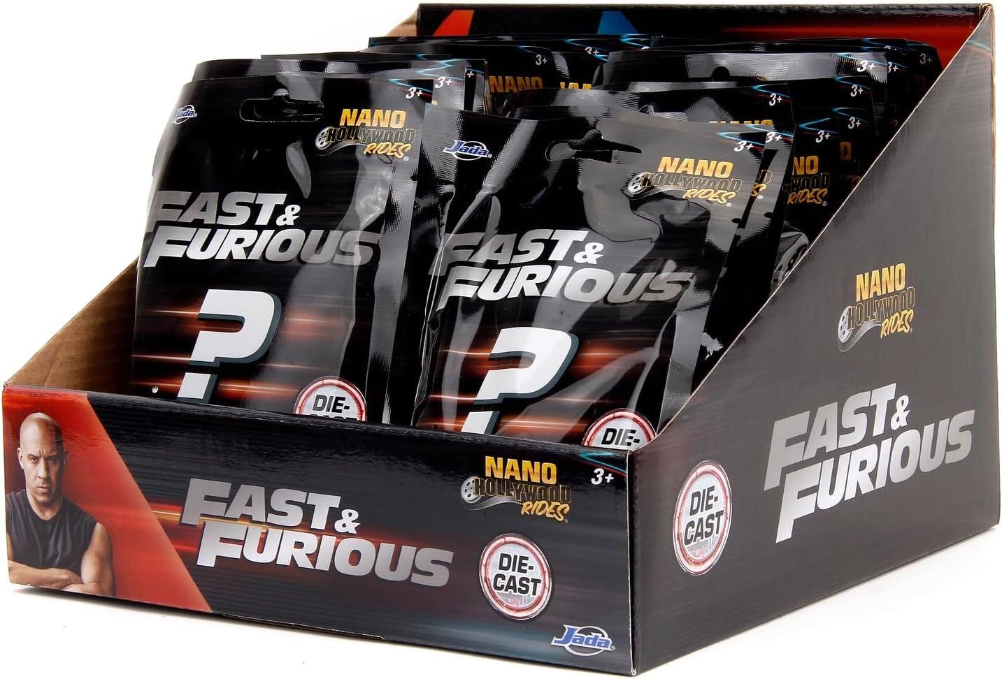 Fast And Furious Blind Pack Nano Cars - 1Pc