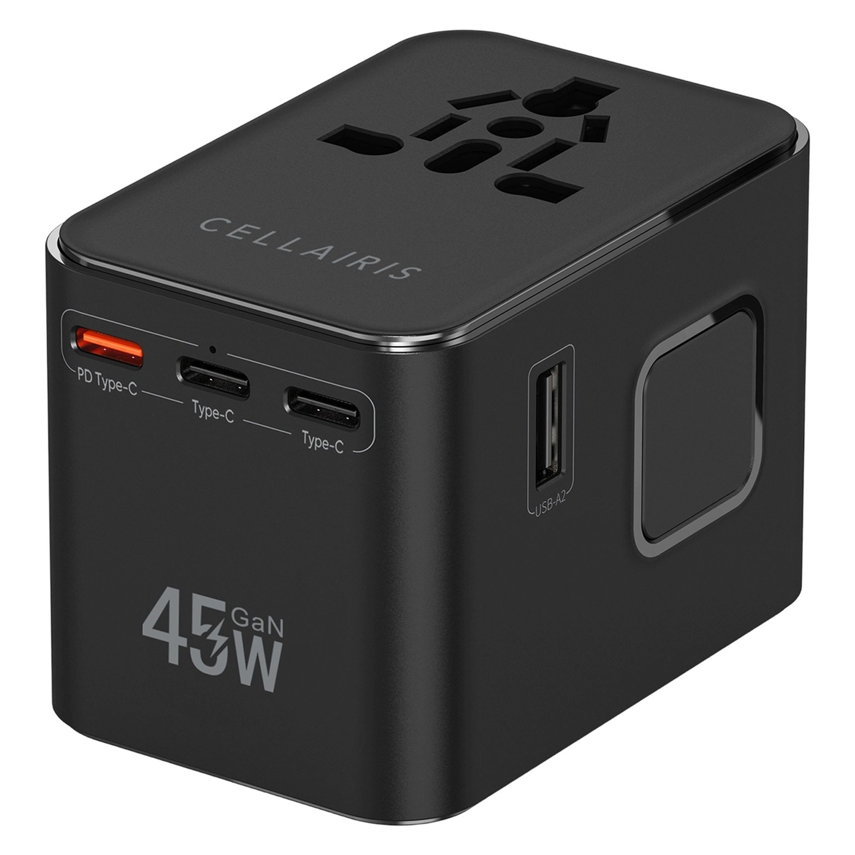 Cellairis Travel Adapter - 3 Type C and 1 Type A 45 W