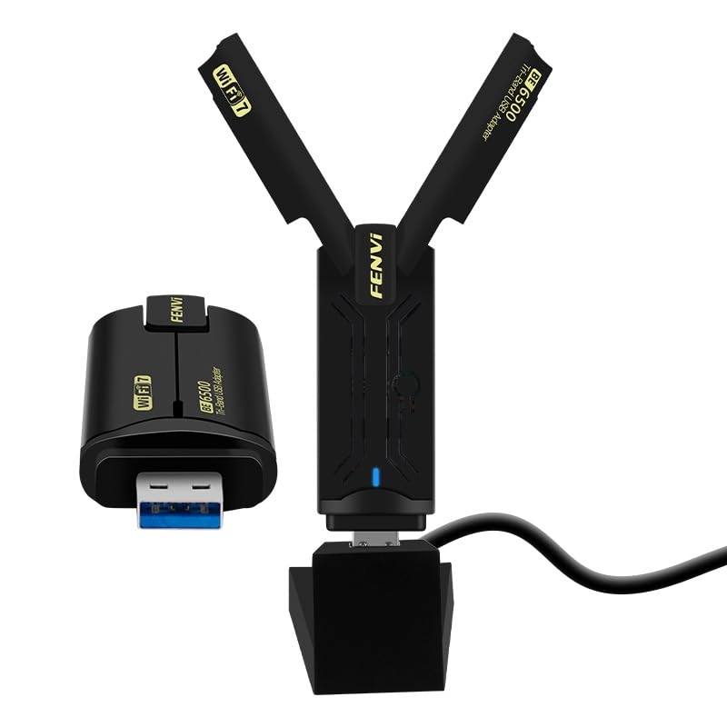 F FENVI WiFi 7 USB Adapter - TriBand 6GHz5GHz24GHz USB 30 Wireless