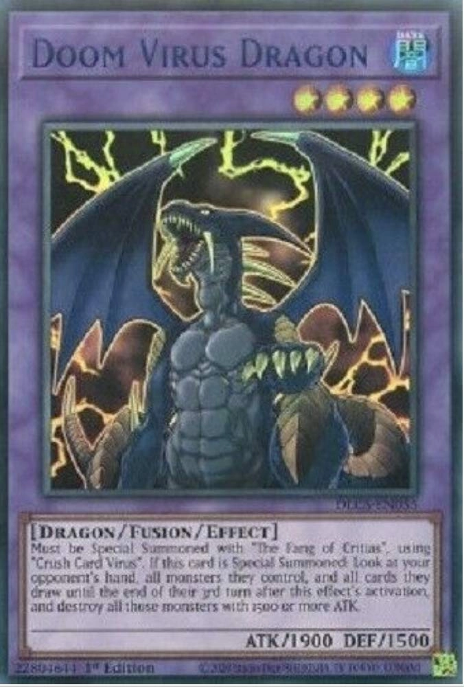 Yu-Gi-Oh! Doom Virus Dragon DLCS-EN055 - 1st Edition