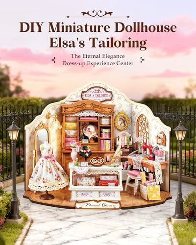 Elsa's Tailoring - DIY Miniature House Kit