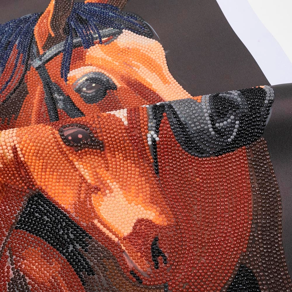 Crystal Art Scroll - Chestnut Mares