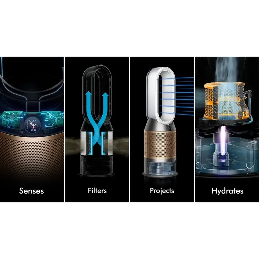 Purifier Humidify+Cool PH05 - White/Gold HEPA H13