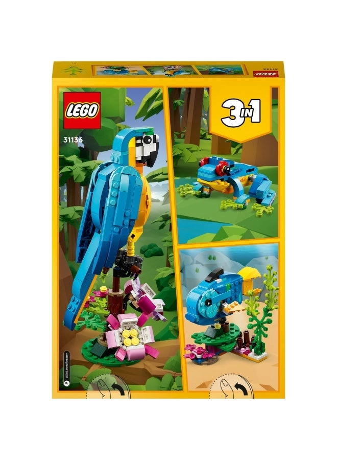 Creator 3 in 1 Exotic Parrot (31136) - Animal Figures Multi-color