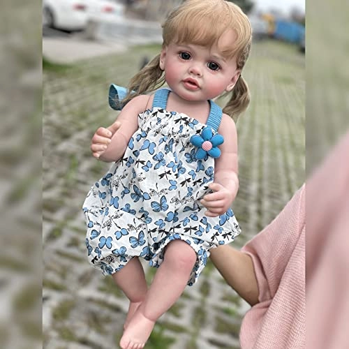 Reborn Doll - 22 Inches (55 cm) Vinyl Girl Sleeping Ages 3+