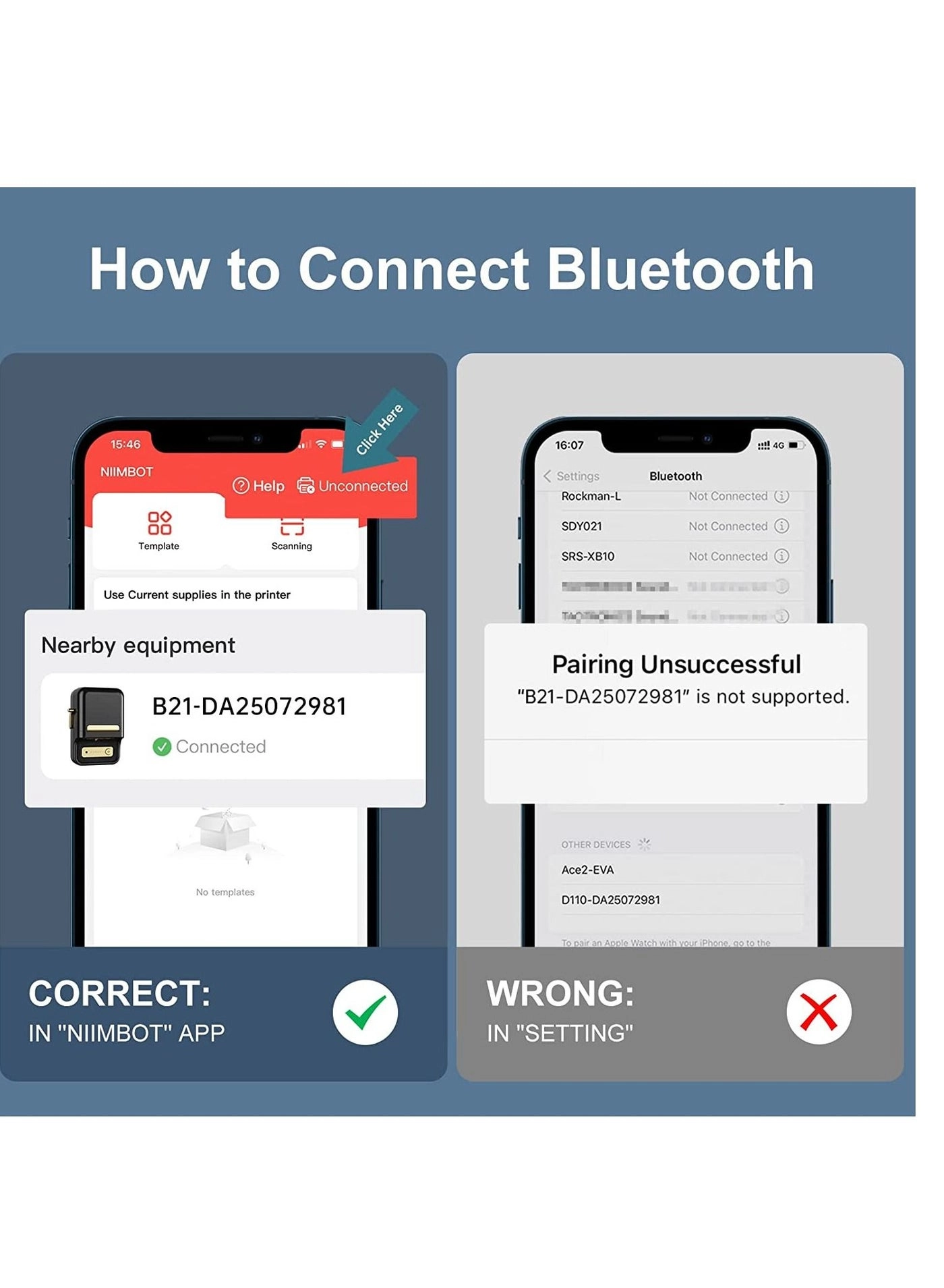 B21 - Inkless 60 millimeter