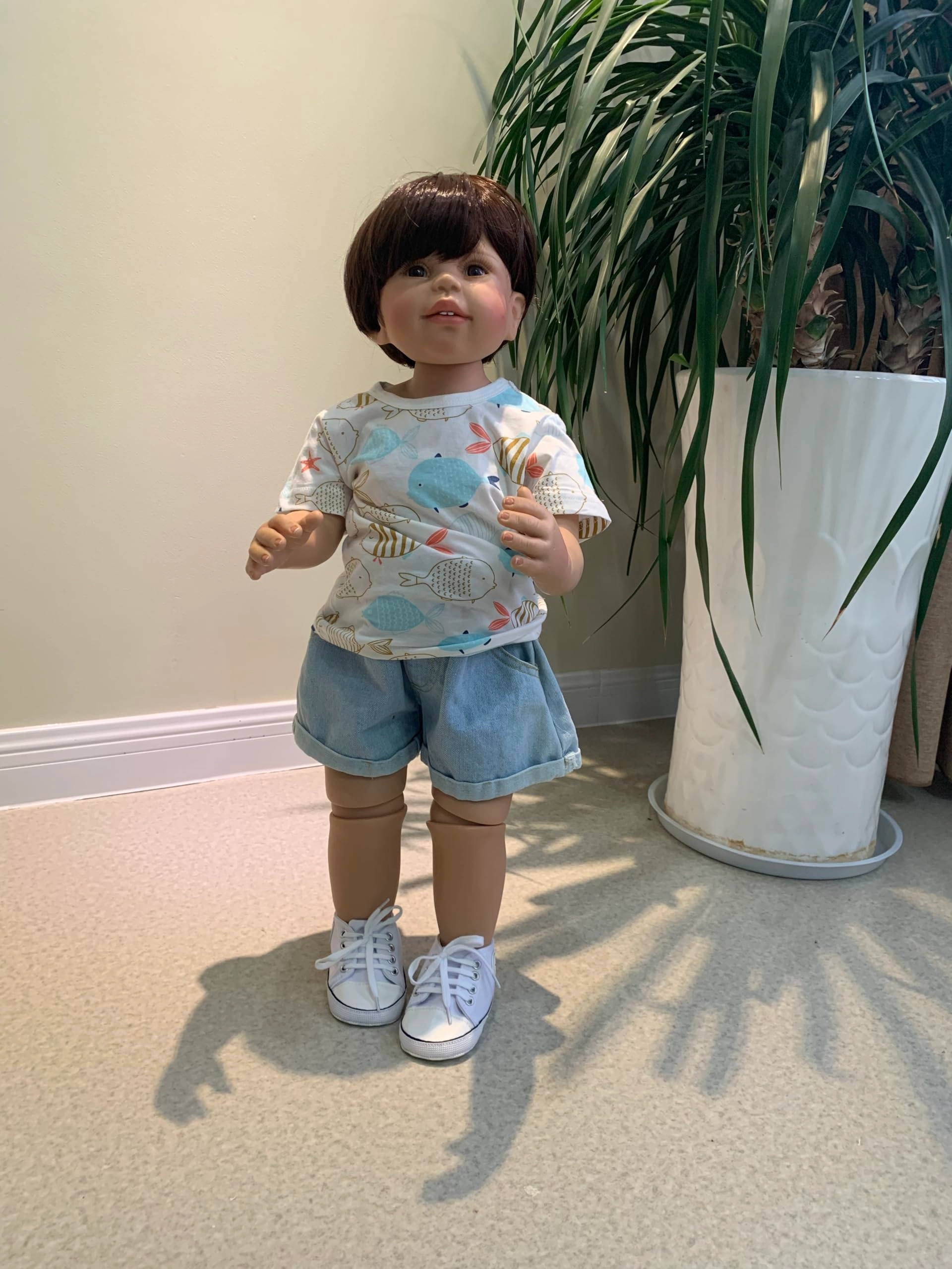 Reborn Toddler Doll - 28inch 70cm Vinyl Caucasian
