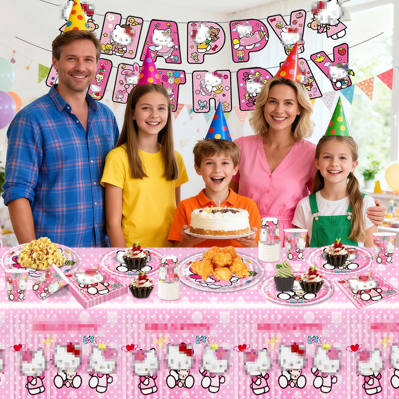 Party Tableware Set - 52PC Birthday