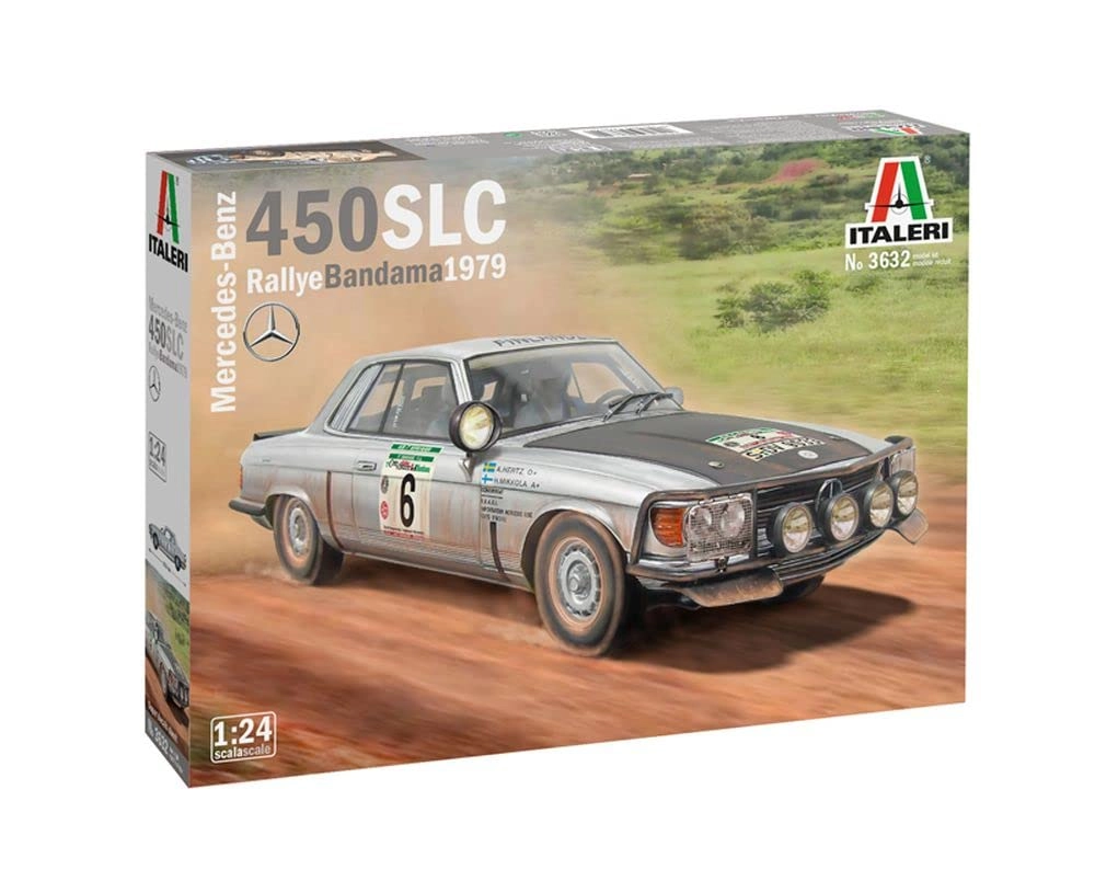 Italeri 450 SLC Rally d Bandama'79 Model Kit (3632S) - 1:24 Unpainted